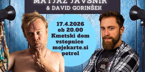 PRESTAVLJENO: POHORSKA NAVEZA - Matja\u017e Jav\u0161nik in David Gorin\u0161ek | Kmetski dom | 17.4.2026