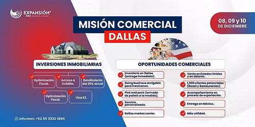 MISI\u00d3N COMERCIAL A DALLAS