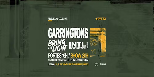 THE CARRINGTONS * BRING THE LIGHT * INTL BUSINESSMAN Au Z\u00c9NOB