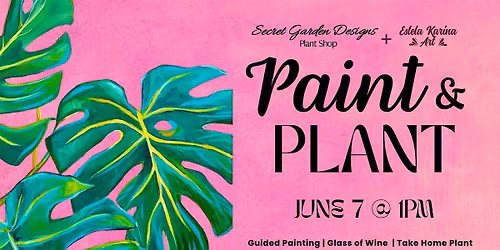 Paint & Plant: Monstera Edition