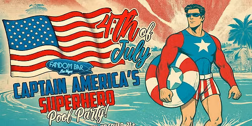 4th of JULY! Captain America's Superhero Pool Party