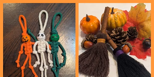 Drop in Halloween Macrame Craft