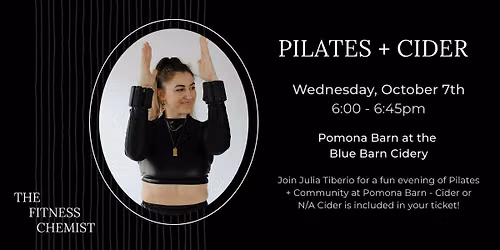 Pilates + Cider at Pomona at Blue Barn