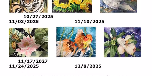 Watercolor workshop with Jan Wilken