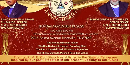 160th Church Anniversary