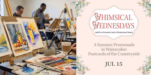 A Summer Promenade in Watercolor: Postcards of the Countryside
