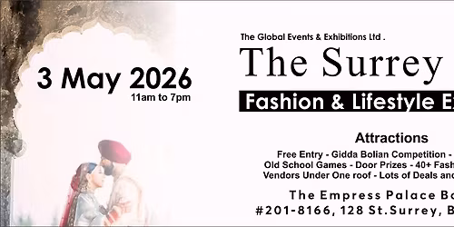 The Surrey Expo - fashion and Lifestyle exhibition 2026