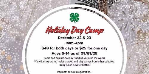 Holiday Day Camp