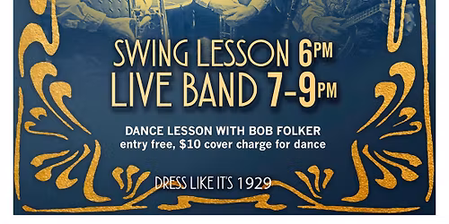 Wednesday May 6, 2026, 6-9pm, The Plateau Jazz Band plays at Woodhouse Brewing for a swing dance