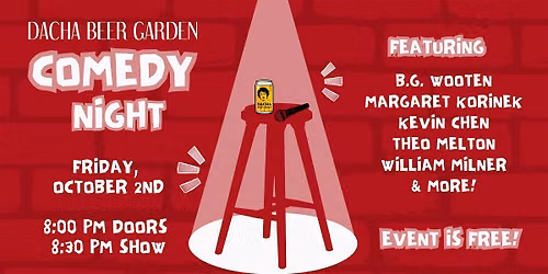 Comedy Night at Dacha Loft!