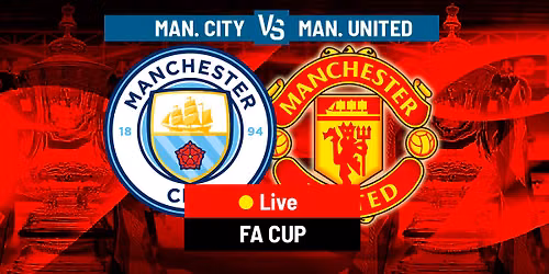 Manchester United vs Manchester City at Old Trafford Football Ground