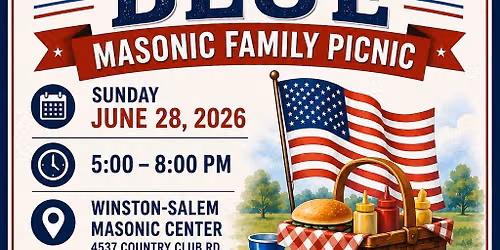 Winston-Salem Scottish Rite  Red White and Blue Family Picnick