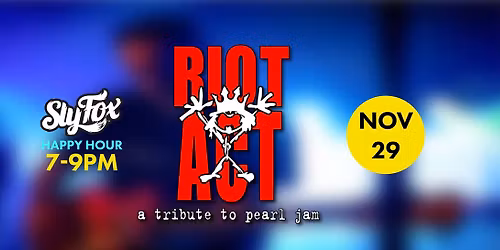 Riot Act- A Tribute to Pearl Jam