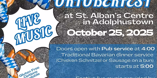 Oktoberfest 2025 at St. Alban's Centre Adolphustown