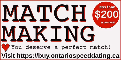 Matchmaking Service Inside Niagara Falls (for Ages 19 And Older) Organized By Ontario Speed Dating