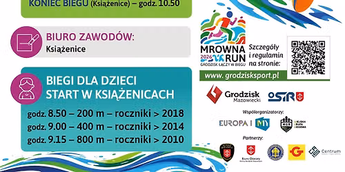 1. BIEG MROWNA RUN 2026 - Grodzisk \u0142\u0105czy w biegu