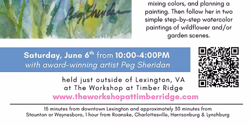 Beginning Watercolors: Wildflower and Garden Scenes