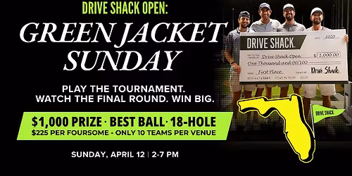 Drive Shack Open + Green Jacket Watch Party (West Palm Beach)