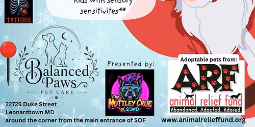 Photos with Santa! (Pet **all species** and kid friendly)w