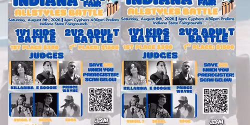 Indiana State Fair Allstyles Battle 2026
