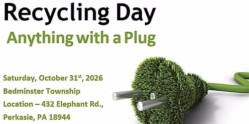 Recycling Day - Anything with a Plug