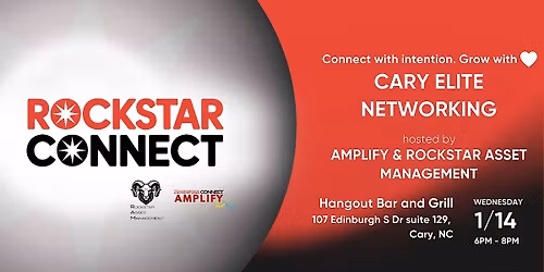 Free Cary Elite Rockstar Connect Networking Event (January, NC)
