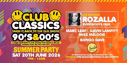 CLUB CLASSICS - ANTHEMS from the 90\u2019s and 00\u2019s 