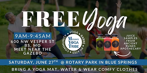 Free Community Yoga at Rotary Park