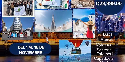 5 paises 3 Continentes,  el viaje so\u00f1ado