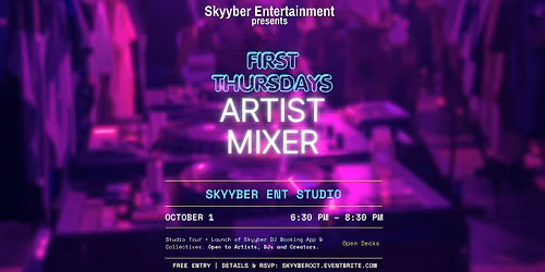First Thursdays: Artist Mixer | October Edition