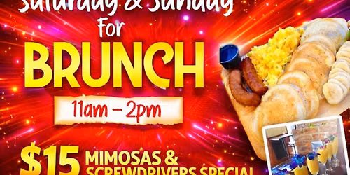 Brunch every Saturday & Sunday @ The Switch Inn