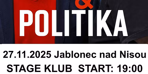 KECY & POLITIKA | STAGE klub Jablonec nad Nisou | 27.11.2025