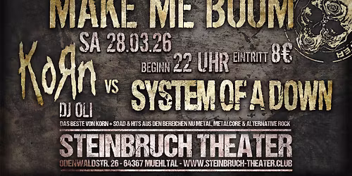 Make Me Boom! KoRn vs SOAD mit DJ Oli
