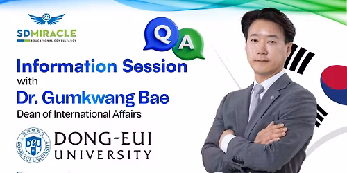 Information Session - Dong Eui University