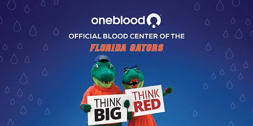 University of Florida\u00ae October Blood Drives | Free OneBlood T-shirt! \ud83e\udde1\ud83d\udc99