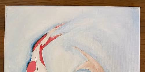 Koi Fish Acrylic Painting Workshop \u2013 Art Cafe (2 Sessions)