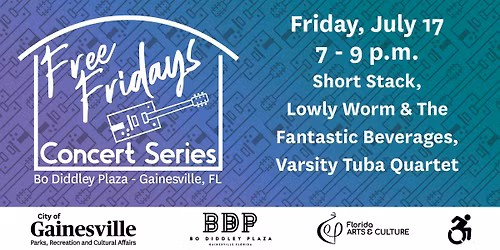 Free Fridays - Short Stack, Lowly Worm & The Fantastic Beverages, Varsity Tuba Quartet