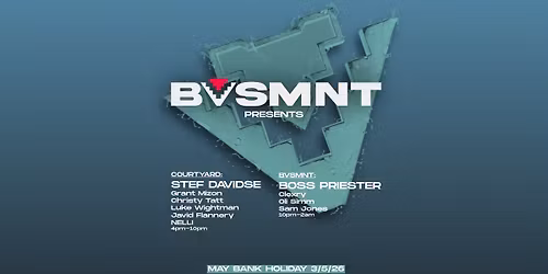 BVSMNT Presents: Boss Priester & Stef Davidse