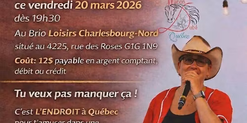 Soir\u00e9e dansante country\/pop