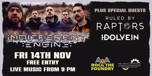 Indifferent Engine || Ruled By Raptors || Idolvein