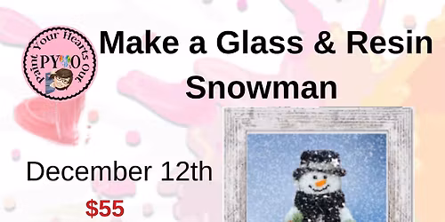 Make a Glass & Resin Snowman