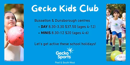 Gecko Kids Club | Multi Sports Days | January | Busselton