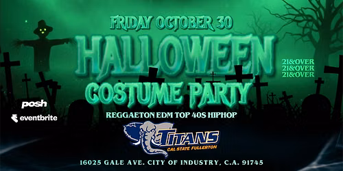 Cal State Fullerton Halloween 21+