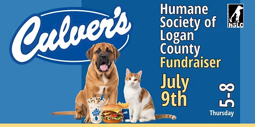 Culvers fundraiser for the Humane Society of Logan County