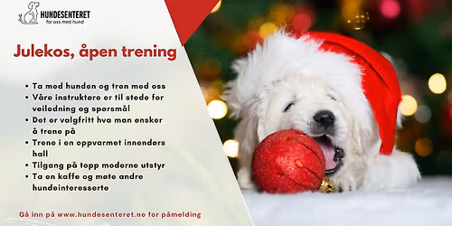Julekos, \u00e5pen trening (ledige plasser)