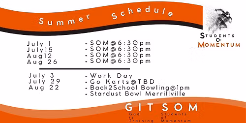 Students of Momentum: Summer Wednesday Sessions