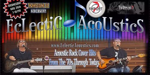 Eclectic Acoustics Live at Helltown Taproom - Export, PA