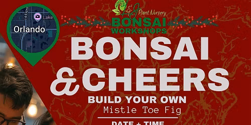 Bonsai & Cheers -Ivanhoe Park Brewing  - L&J Nursery - Mistle Toe Fig