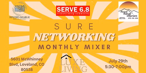 SURE Networking 5th Anniversary! Wednesday July 29th 5:30-7:00 PM