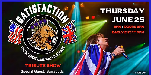 Satisfaction: The International Rolling Stones Show at Jergels